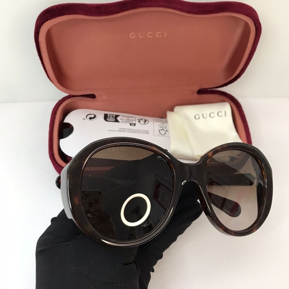 💯 Original Gucci GG0368S 002 55 Sunglasses - Picture 8 of 14